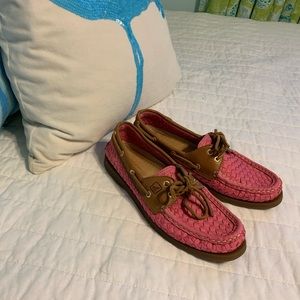 Pink Sperry’s Non-Skid Boat Shoes